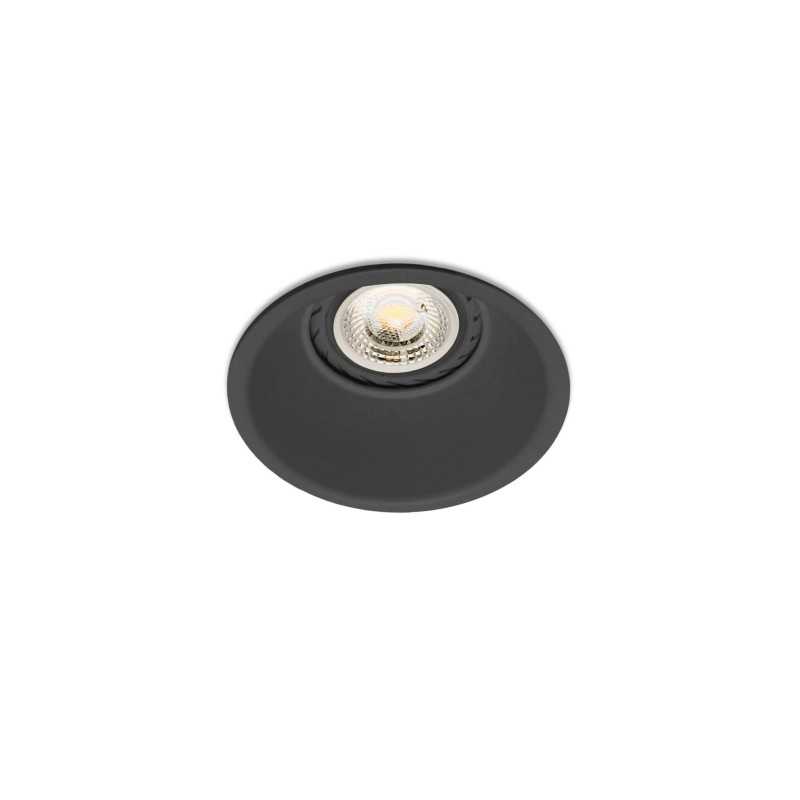 Lampe de plafond en aluminium GU10 noir mat FLUMET