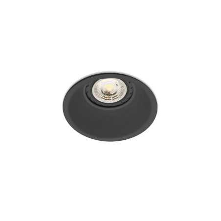 Lampe de plafond en aluminium GU10 noir mat FLUMET