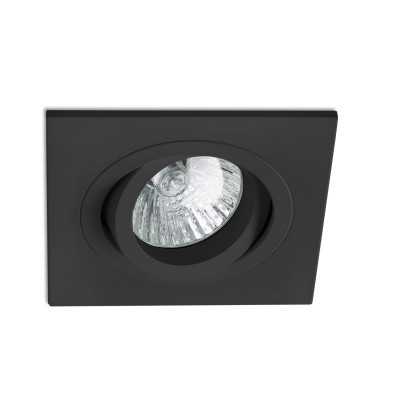 Lampe de plafond en aluminium GU10 noir mat LONGNES