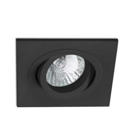 Lampe de plafond en aluminium GU10 noir mat LONGNES
