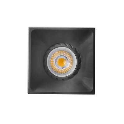 Lampe de plafond en aluminium GU10 noir mat RUGNEY