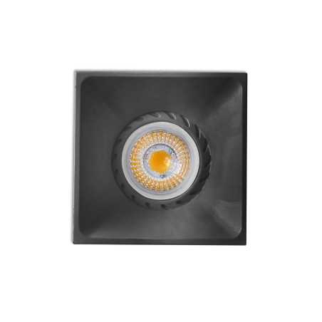 Lampe de plafond en aluminium GU10 noir mat RUGNEY