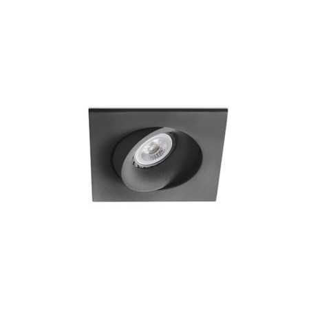 Lampe de plafond en aluminium GU10 noir mat CIVRAY