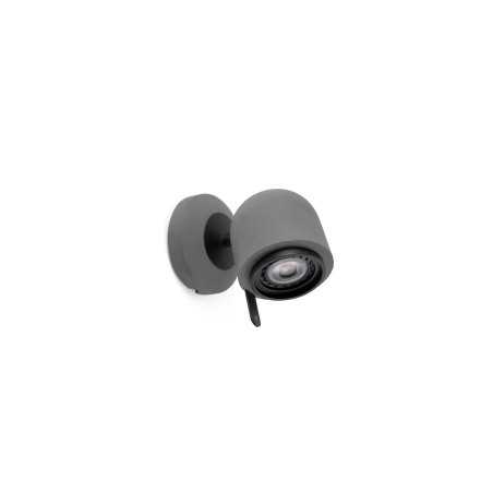 Lampe murale en ciment GU10 gris FRAVAUX