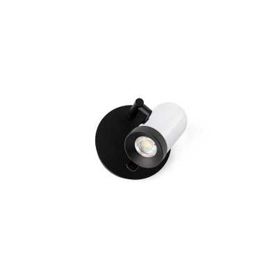 Lampe murale en acier GU10 chromé brillant BOTVEN