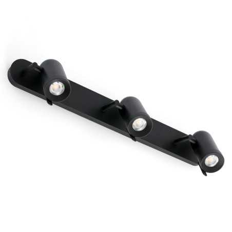 Lampe murale en acier GU10 noir mat BENAND