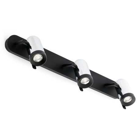 Lampe murale en acier GU10 chromé brillant BRANDON