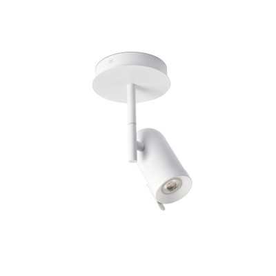 Lampe de plafond en acier GU10 blanc mat AVAJAN