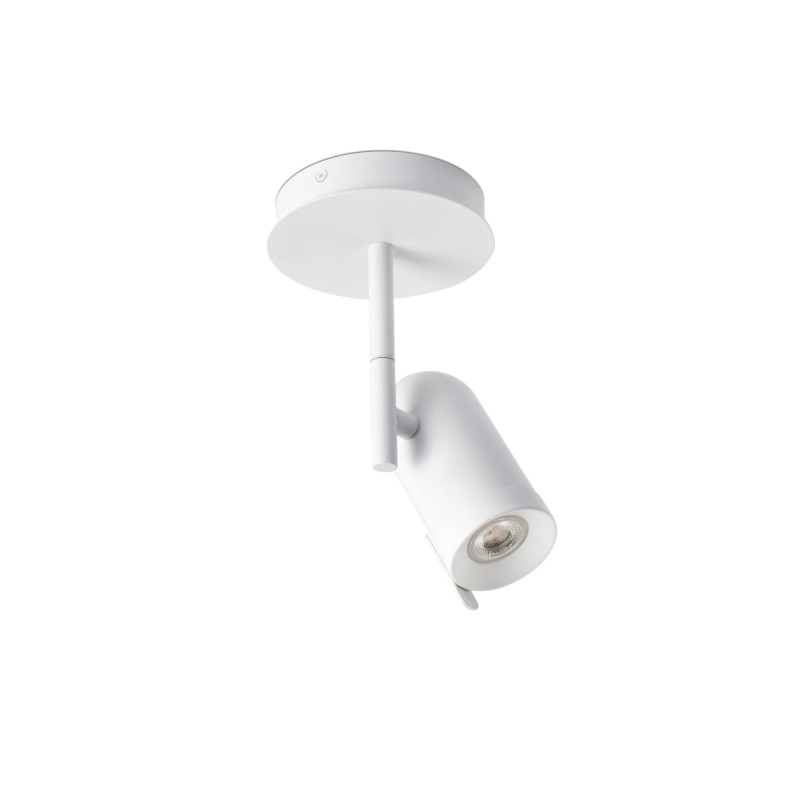 Lampe de plafond en acier GU10 blanc mat AVAJAN