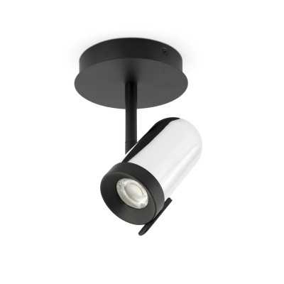Lampe de plafond en acier GU10 chromé brillant CORONA