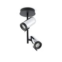 Lampe de plafond en acier GU10 chromé brillant LAVOYE