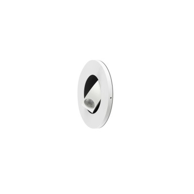 Lampe murale en aluminium LED intégré blanc mat BLANDAT