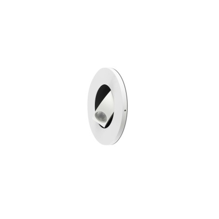 Lampe murale en aluminium LED intégré blanc mat BLANDAT