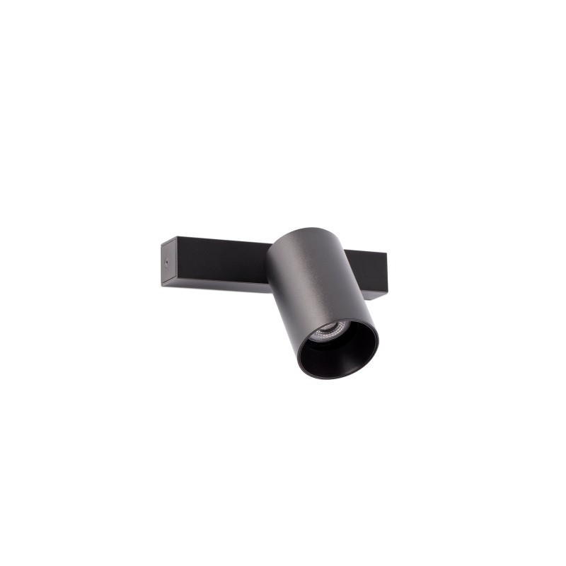 Lampe murale en aluminium GU10 noir mat réf. 43741
