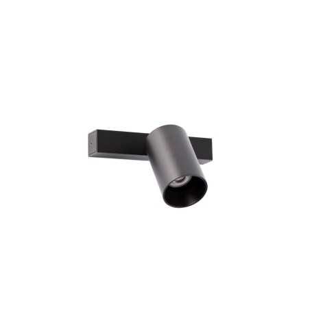 Lampe murale en aluminium GU10 noir mat réf. 43741