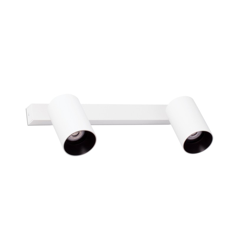 Lampe murale en aluminium GU10 blanc mat réf. 43742