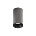 Lampe de plafond en aluminium GU10 noir mat BLACONS