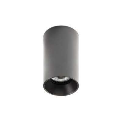 Lampe de plafond en aluminium GU10 noir mat BLACONS