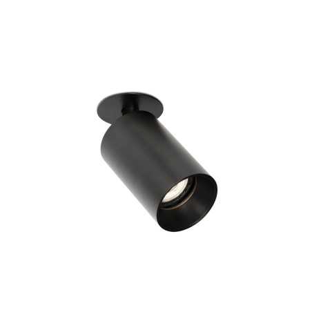 Lampe de plafond en aluminium GU10 noir mat BUSQUE