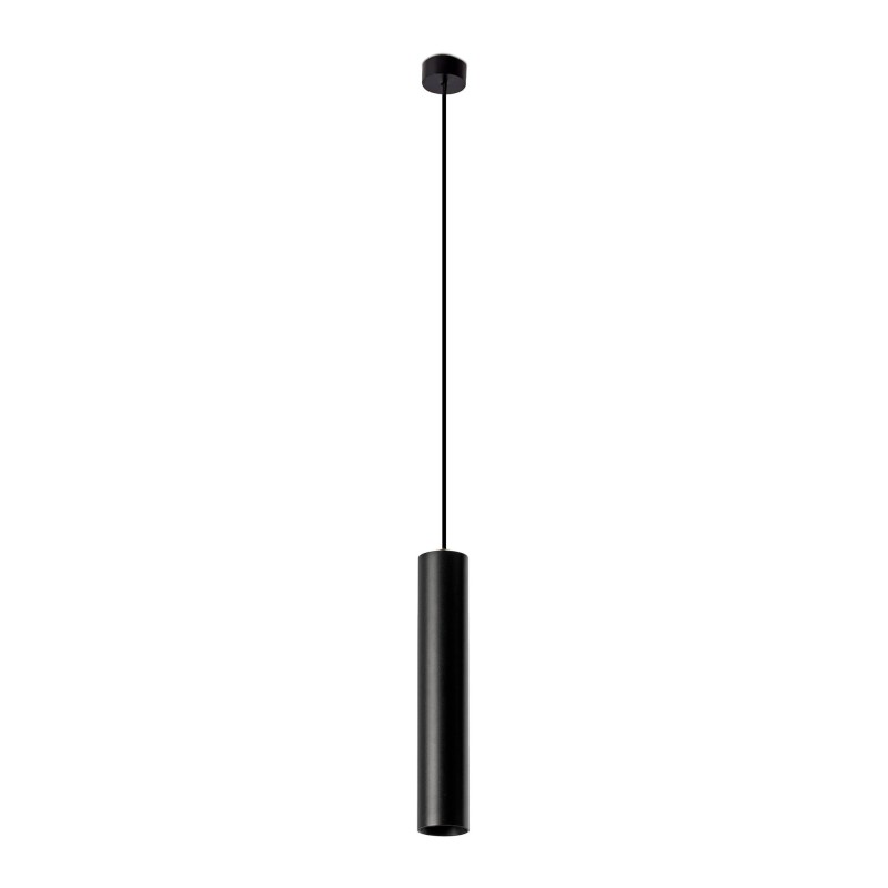 Lampe de plafond en aluminium GU10 noir mat LUZINAY
