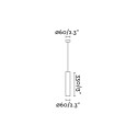 Lampe de plafond en aluminium GU10 doré mat LETELON