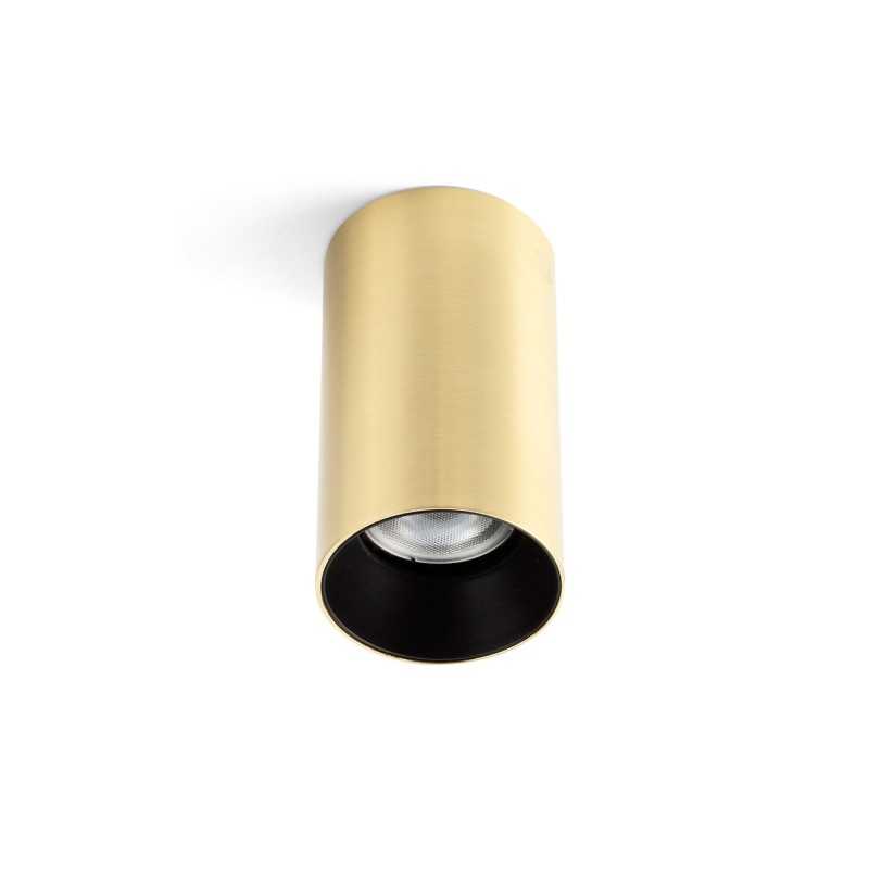 Lampe de plafond en aluminium GU10 doré mat MAZELEY