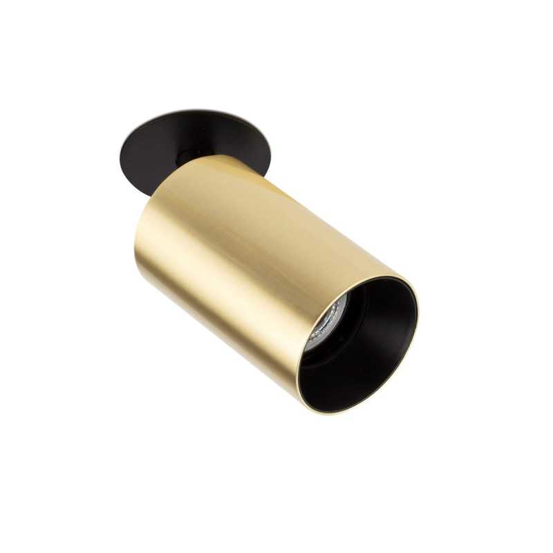 Lampe murale en aluminium GU10 doré mat MONTCUQ