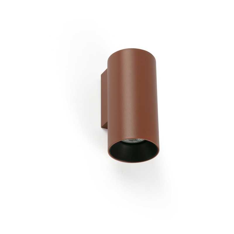 Lampe murale en aluminium GU10 marron VERNETS