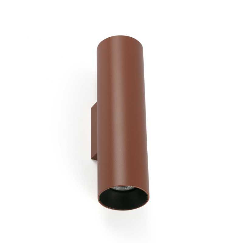 Lampe murale en aluminium GU10 marron BREZONS