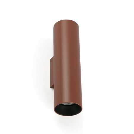 Lampe murale en aluminium GU10 marron BREZONS