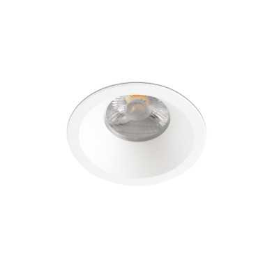 Lampe de plafond en aluminium LED intégré blanc mat TEILLET