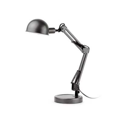 Lampe de table en acier E14 gris CHORIN