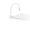Lampe de table en polycarbonate LED intégré blanc mat SENVEN