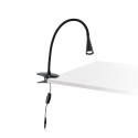 Lampe de table en polycarbonate LED intégré noir mat BONNAY
