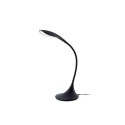 Lampe de table en plastique LED intégré noir mat PRUNET