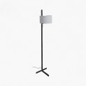 Lampe sur pied en aluminium E27 noir mat ERAGNY
