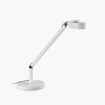 Lampe de table en aluminium LED intégré blanc mat BIEVRES