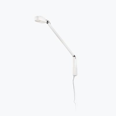 Lampe murale en aluminium LED intégré blanc mat RANÇON