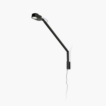 Lampe murale en aluminium LED intégré noir mat DOMERAT
