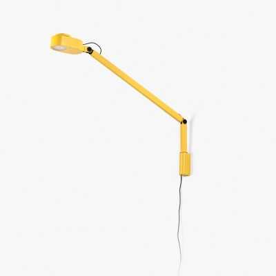 Lampe murale en aluminium LED intégré jaune LE FAY