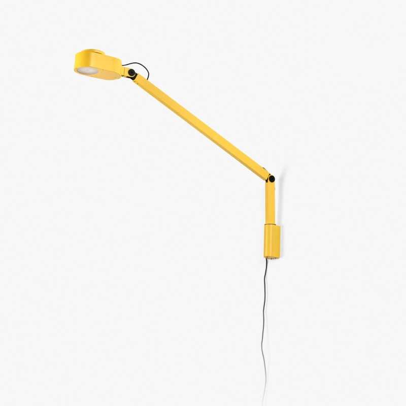 Lampe murale en aluminium LED intégré jaune LE FAY