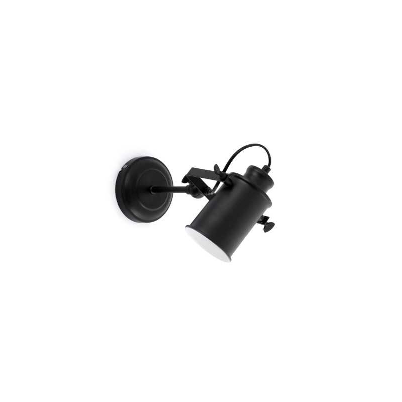 Lampe murale en acier E27 noir mat réf. 60000