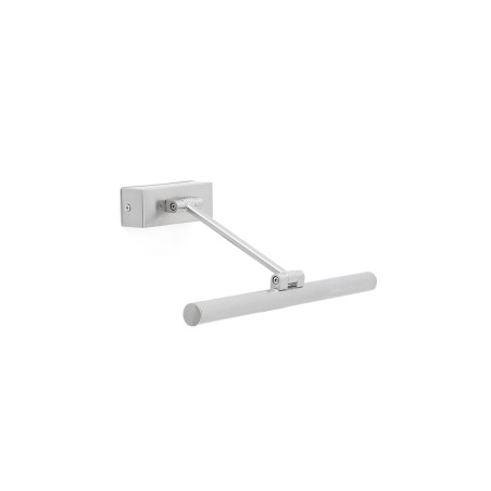 Lampe murale en aluminium LED intégré acier brossé PONTOUX