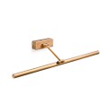 Lampe murale en aluminium LED intégré bronze antique MACOGNY