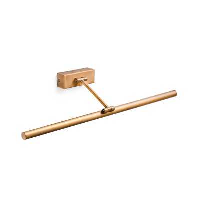 Lampe murale en aluminium LED intégré bronze antique MACOGNY