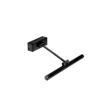 Lampe murale en aluminium LED intégré noir mat MIEGES