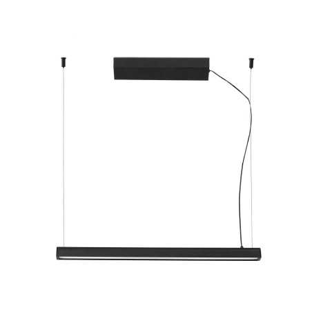 Lampe de plafond en aluminium LED intégré noir mat PARADOU