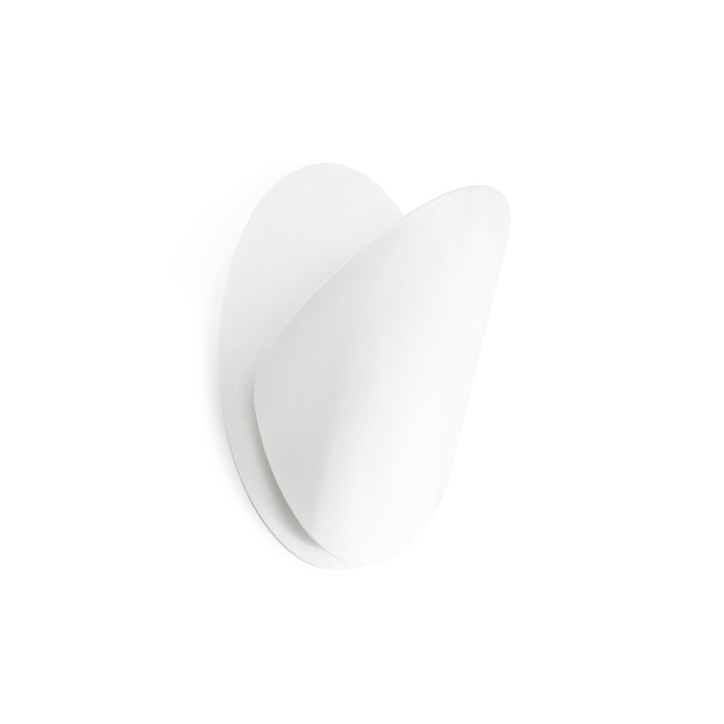 Lampe murale en acier R7s 118mm blanc mat HIPARK