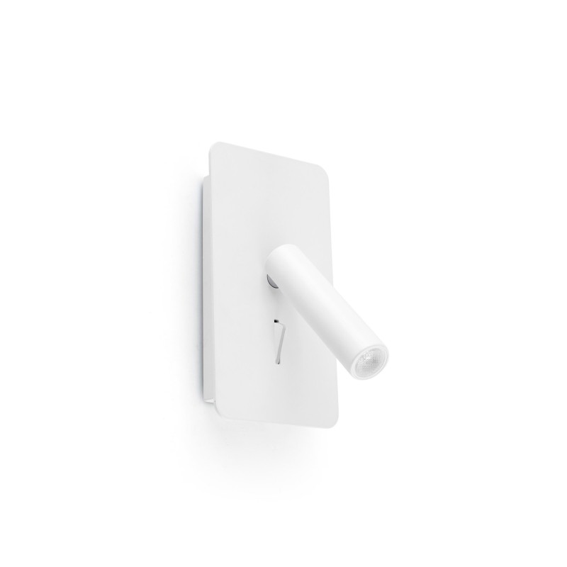 Lampe murale en aluminium LED intégré blanc mat SABRES