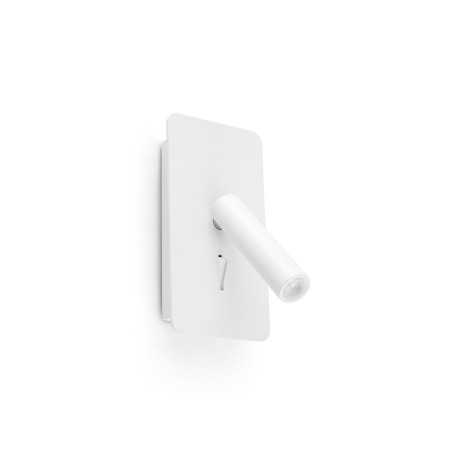 Lampe murale en aluminium LED intégré blanc mat SABRES